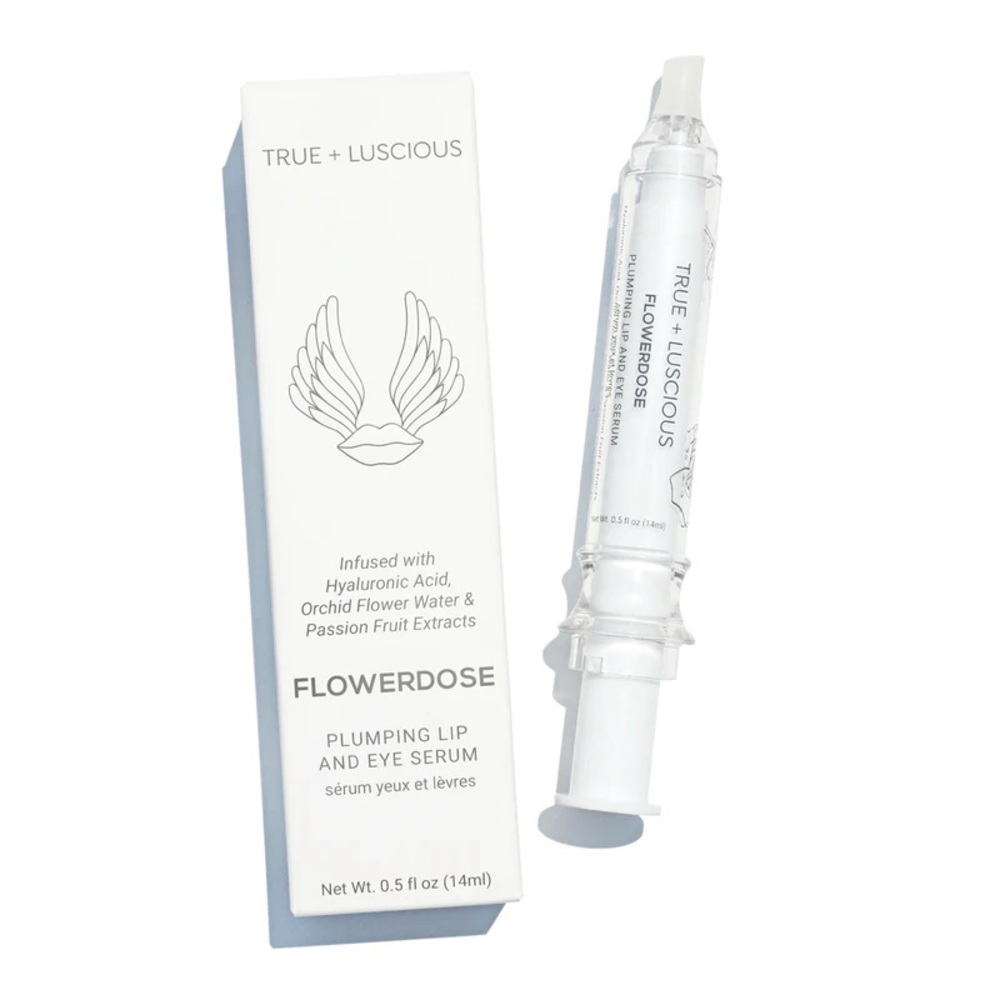 NEW TRUE + LUSCIOUS Flowerdose Lip & Eye Serum
